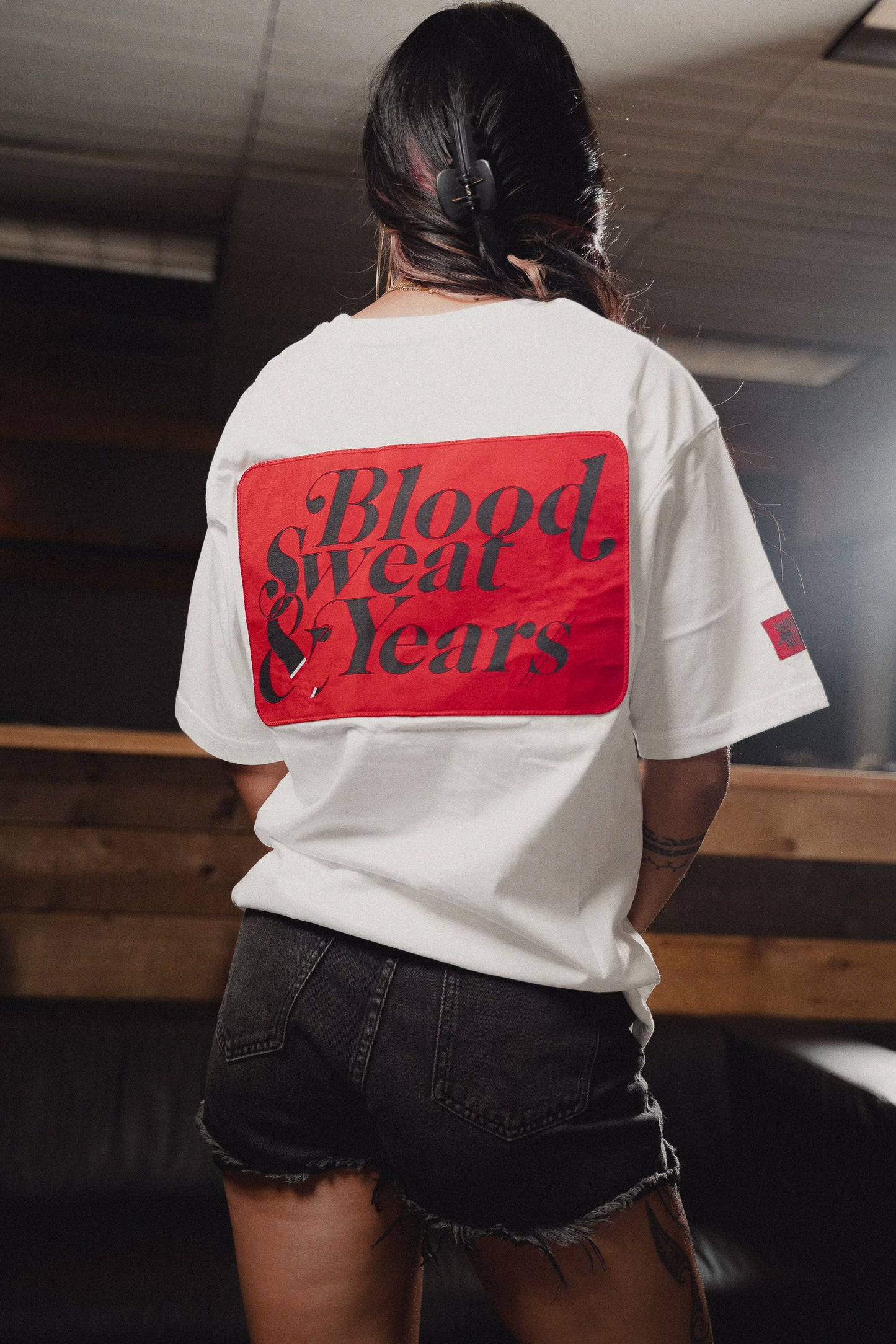 BLOOD, SWEAT, & YEARS TEE - WHITE